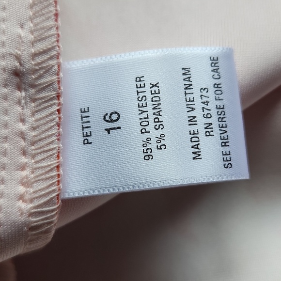 NWT Roz & Ali Pink and Orangs Floral Sleeveless Dress - Picture 14 of 14